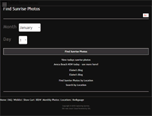 Tablet Screenshot of capturingsunrise.com